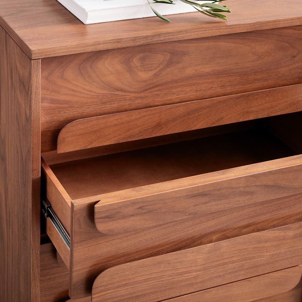 Gemini 5 Drawer Dresser Walnut west elm Australia